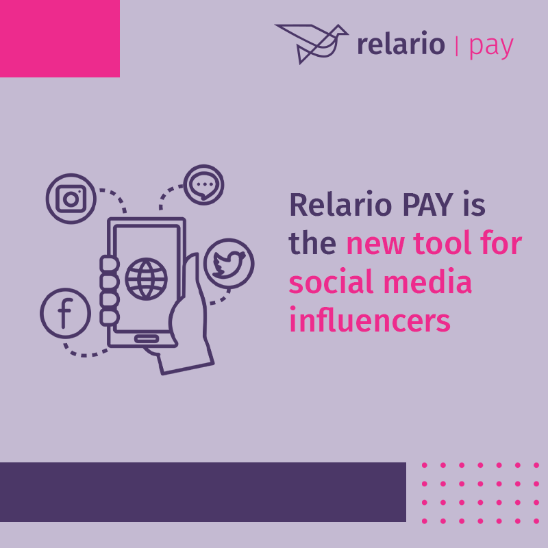 relario PAY is the new tool for social media influencers